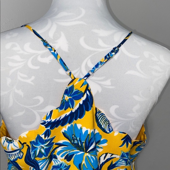 J.Crew floral scalloped cami - Picture 4 of 4